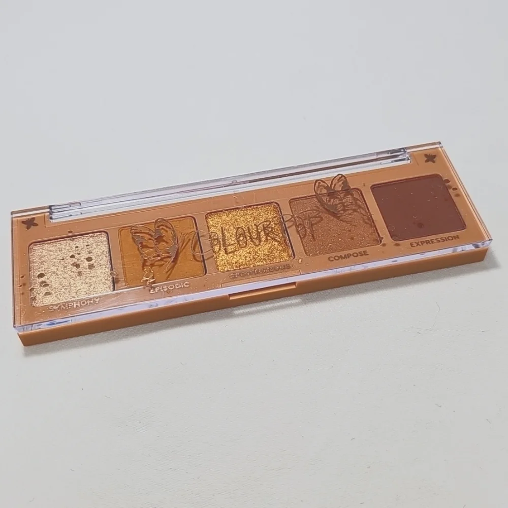 ColourPop Rhapsody Pressed Powder Palette - Cream and Gold